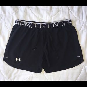 Under armour running shorts, size M